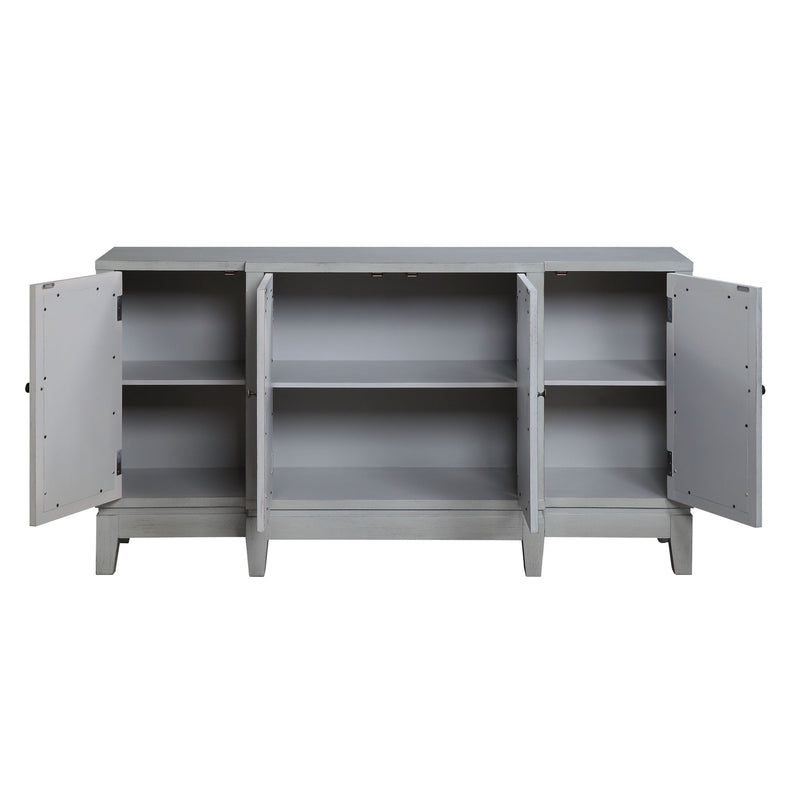 Magdi - Console Cabinet - Antique Gray - R&R Furniture Gallery (Fountain Valley, CA)