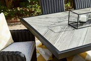Beachcroft - Rect Dining Table W/Umb Opt - R&R Furniture Gallery (Fountain Valley, CA)