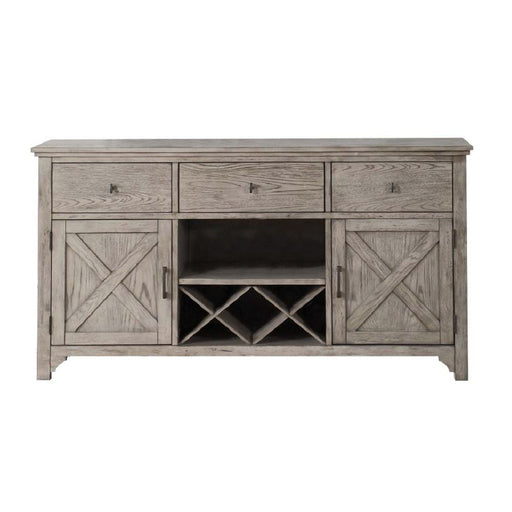 Rocky - Server - Gray Oak - R&R Furniture Gallery (Fountain Valley, CA)
