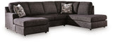 Signature Design by Ashley Lentiz stationary sectional sofa with plush cushions and a modern design for comfortable living space.