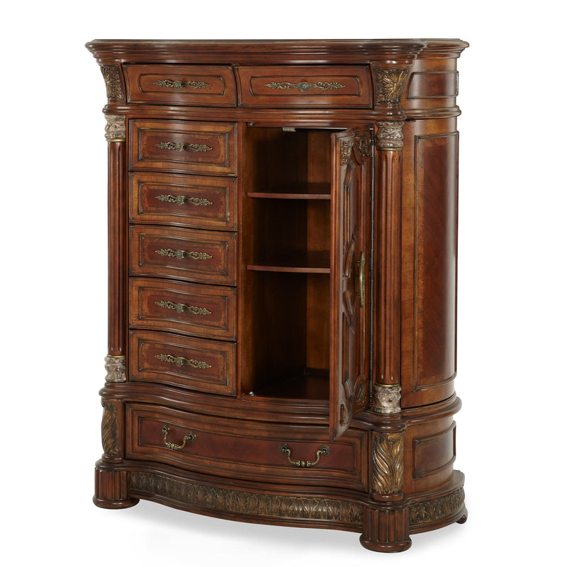 Villa Valencia - Gentleman's Chest - Classic Chestnut - R&R Furniture Gallery (Fountain Valley, CA)