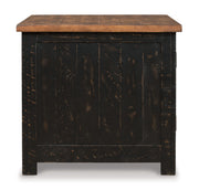 Valebeck - Rectangular End Table - Black / Brown - R&R Furniture Gallery (Fountain Valley, CA)