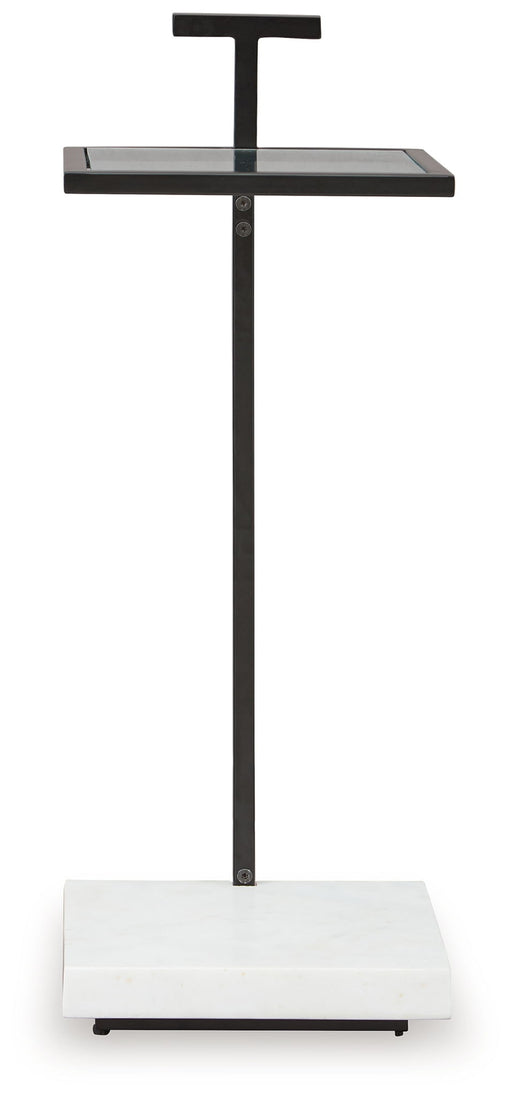 Mannill - Accent Table - Black / White - R&R Furniture Gallery (Fountain Valley, CA)