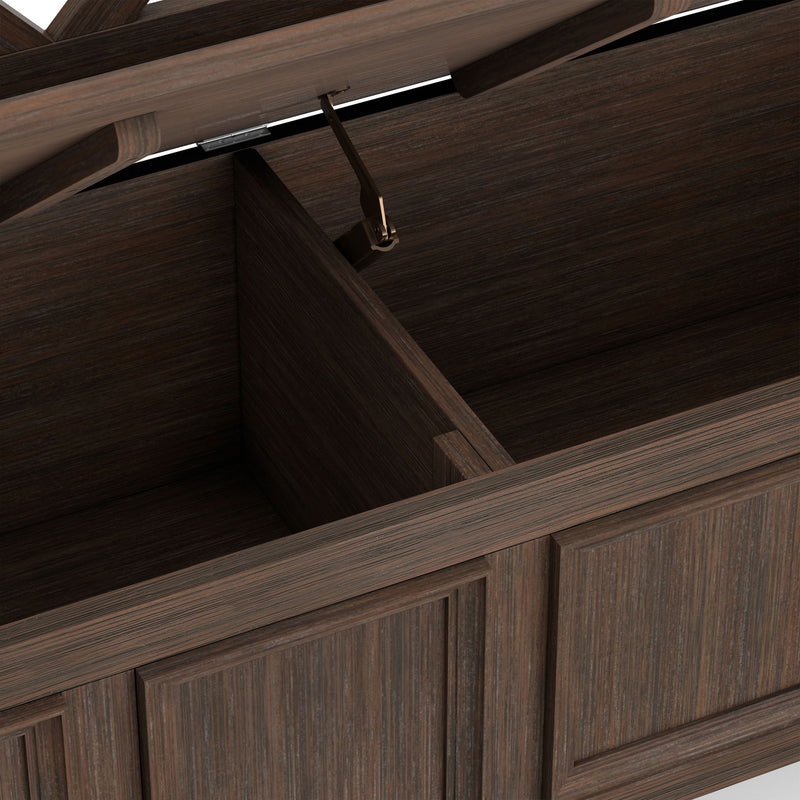 Amherst - Handcrafted Entryway Storage Bench - R&R Furniture Gallery (Fountain Valley, CA)