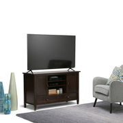 Warm Shaker - TV Media Stand Handcrafted - R&R Furniture Gallery (Fountain Valley, CA)
