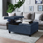 Harrison - Upholstered Coffee Table Storage Ottoman - R&R Furniture Gallery (Fountain Valley, CA)