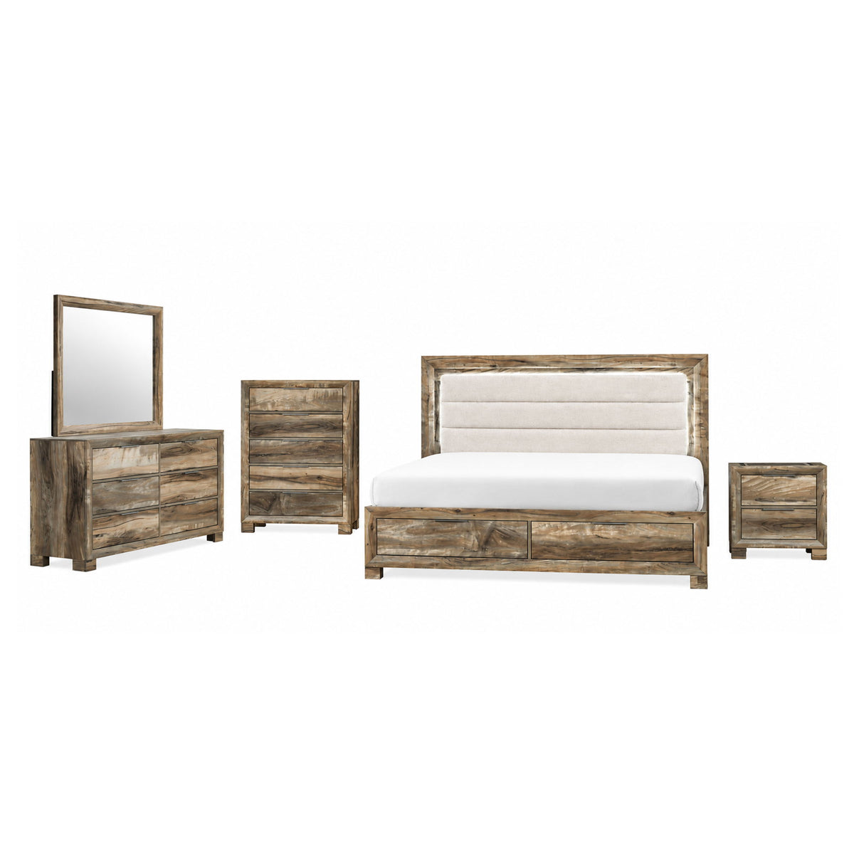 Callisie - Dresser With Spacious Drawers - Brown