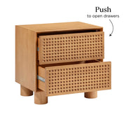 Miles - Nightstand - Natural - R&R Furniture Gallery (Fountain Valley, CA)