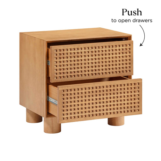 Miles - Nightstand - Natural - R&R Furniture Gallery (Fountain Valley, CA)