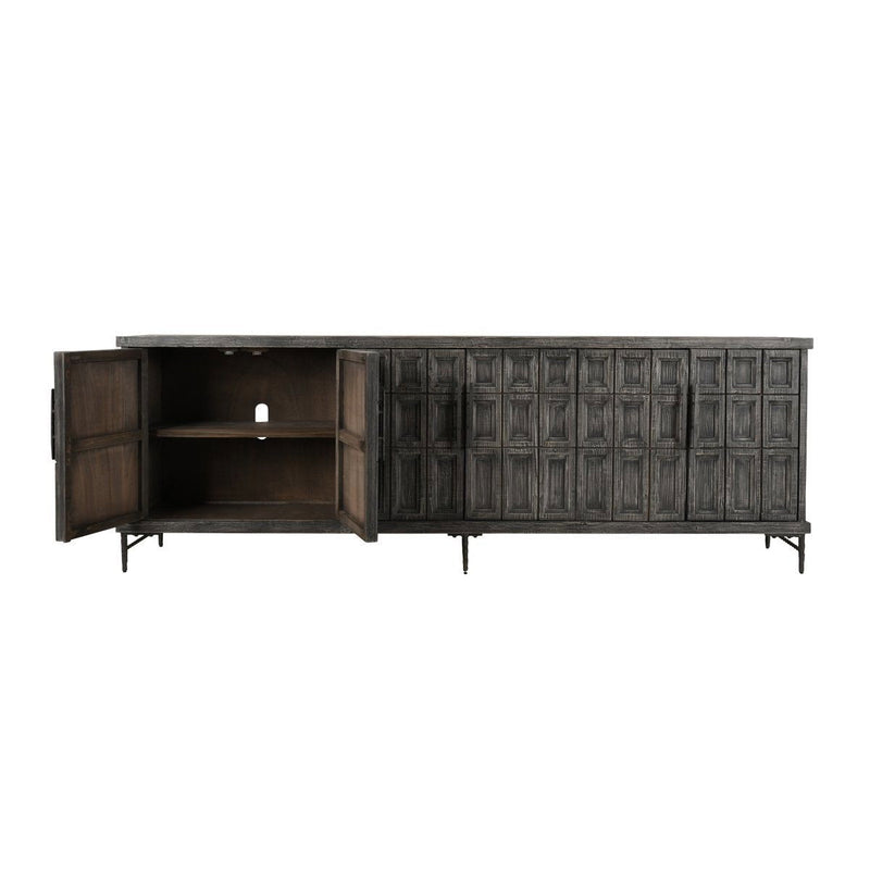 Willmark - 6 Door Iron Leg Sideboard - R&R Furniture Gallery (Fountain Valley, CA)