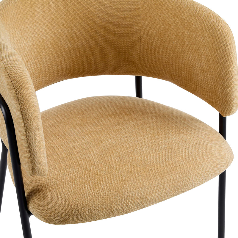 Modern Upholstered Arm Dining Chair Set - R&R Furniture Gallery (Fountain Valley, CA)