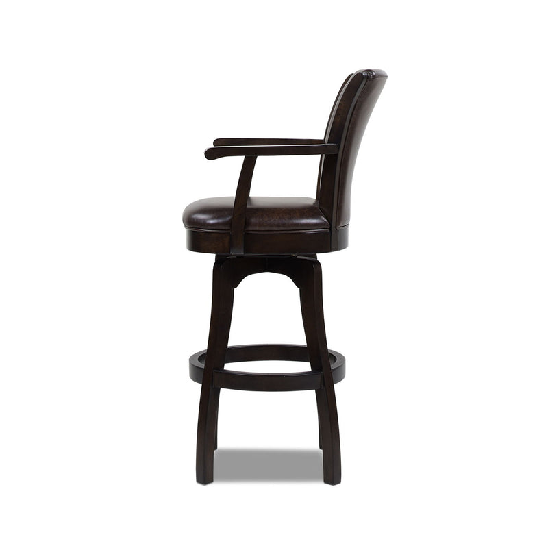 Williams - Swivel Bar Stool With Armrests - R&R Furniture Gallery (Fountain Valley, CA)