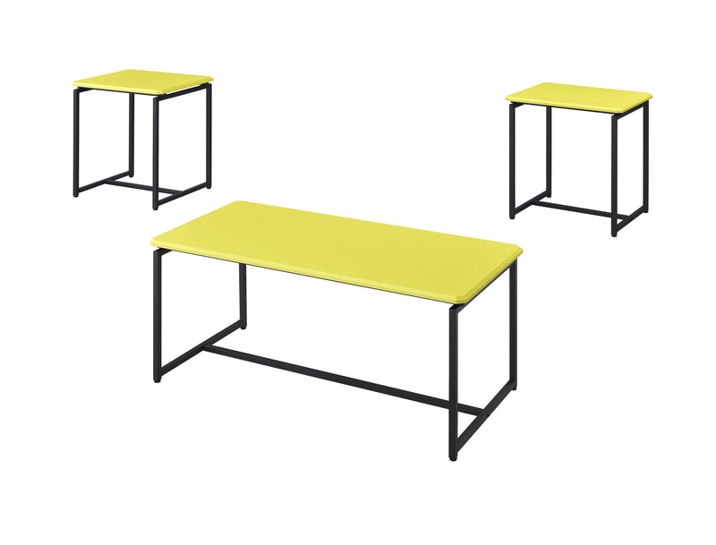 GT - 3 Piece Carbon Fiber Wrap Coffee Table And End Table (Set of 3) - R&R Furniture Gallery (Fountain Valley, CA)