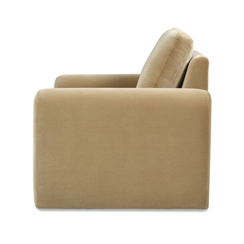 Mason - Arched Arm Chair - Camel Brown Beige - R&R Furniture Gallery (Fountain Valley, CA)