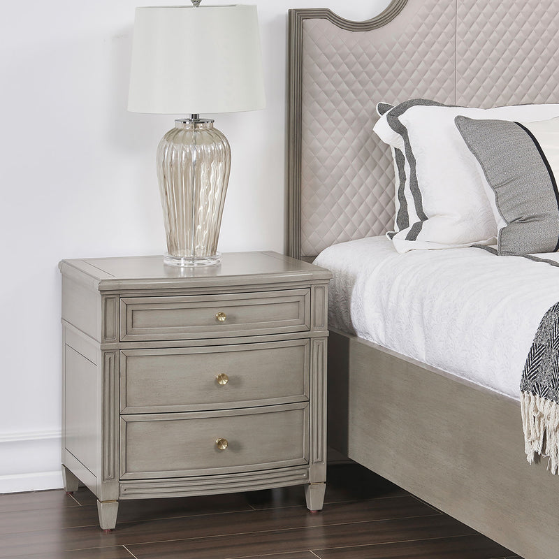 Dauphin - 3 Drawer Accent End Table - R&R Furniture Gallery (Fountain Valley, CA)