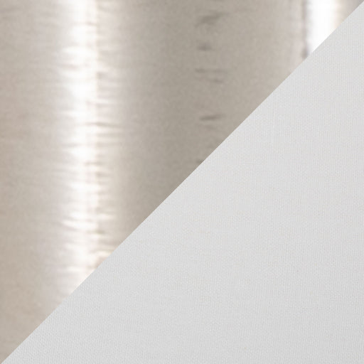 Set of two Lumi Source Diamond Torch contemporary crystal table lamps with clear and off-white shades, polished nickel bases.