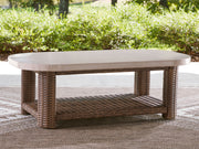 Dolan Creek - Rectangular Cocktail Table - Beige / Brown - R&R Furniture Gallery (Fountain Valley, CA)