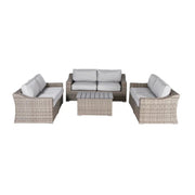 Stylish Sofa Seating Group With Cushions Perfect For Outdoor Gatherings - R&R Furniture Gallery (Fountain Valley, CA)