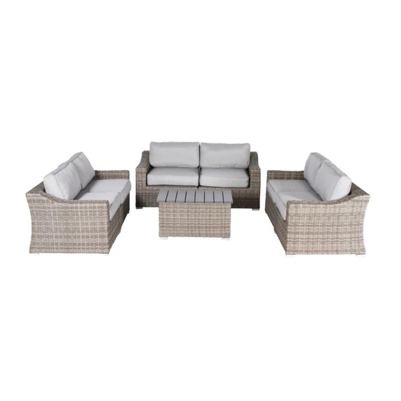 Stylish Sofa Seating Group With Cushions Perfect For Outdoor Gatherings - R&R Furniture Gallery (Fountain Valley, CA)