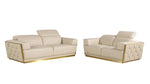 1111 - Leather Living Room Set - R&R Furniture Gallery (Fountain Valley, CA)