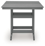 Sanctuary Beach - Square Counter Table With Umbrella Option - Dark Gray - R&R Furniture Gallery (Fountain Valley, CA)