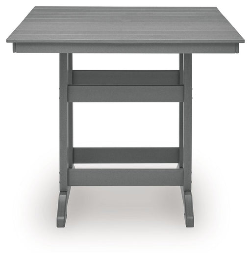 Sanctuary Beach - Square Counter Table With Umbrella Option - Dark Gray - R&R Furniture Gallery (Fountain Valley, CA)
