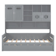 Daybed With All-In-One Cabinet And Shelf - R&R Furniture Gallery (Fountain Valley, CA)
