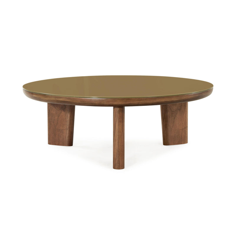 Oani - Round Coffee Table - Natural - R&R Furniture Gallery (Fountain Valley, CA)