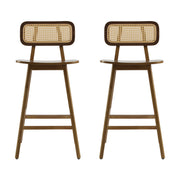 Bari - Indoor Wood Barstool (Set of 2) - R&R Furniture Gallery (Fountain Valley, CA)