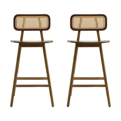 Bari - Indoor Wood Barstool (Set of 2) - R&R Furniture Gallery (Fountain Valley, CA)