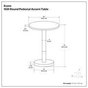 Evans - Side Table - R&R Furniture Gallery (Fountain Valley, CA)