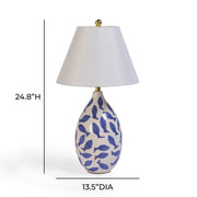 Sardine - Table Lamp - Blue - R&R Furniture Gallery (Fountain Valley, CA)