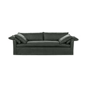 Classic Home Cassiano slip cover sofa with plush cushions and neutral fabric, showcasing a modern stationary sofa design.