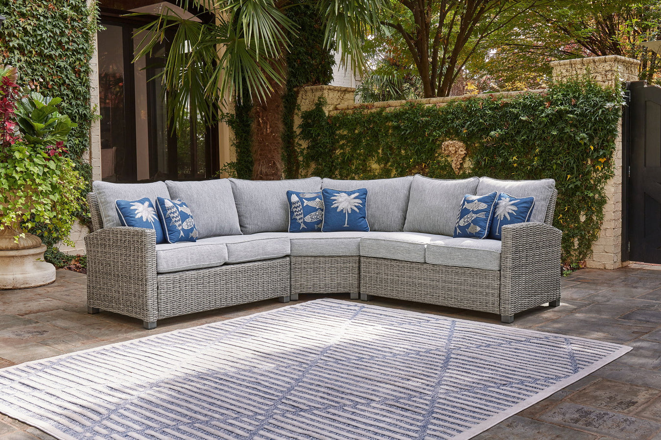 Naples Beach - Sectional Lounge - R&R Furniture Gallery (Fountain Valley, CA)