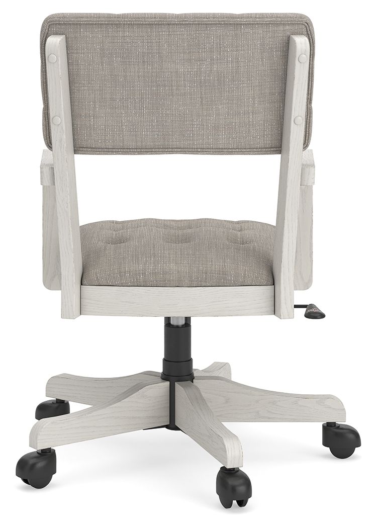 Robbinsdale - Home Office Desk Chair - Antique White - R&R Furniture Gallery (Fountain Valley, CA)