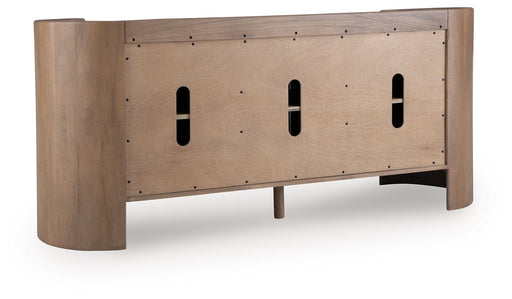 Fitzroy - Accent Cabinet - Brown / White - R&R Furniture Gallery (Fountain Valley, CA)