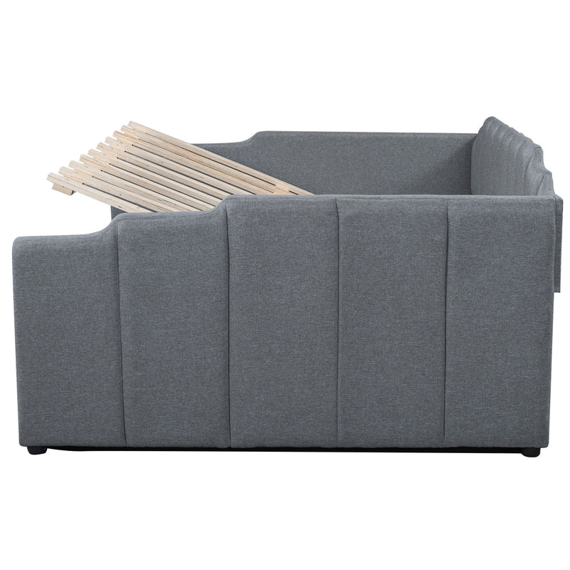 Modern Upholstered Daybed With Underneath Storage - R&R Furniture Gallery (Fountain Valley, CA)