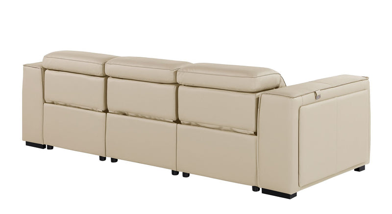 1224 - 3-Piece Modular Power Reclining Sofa In With 3 Power Recliners & Power Headrests
