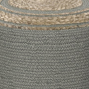 Serena - Handcrafted Round Braided Pouf - R&R Furniture Gallery (Fountain Valley, CA)