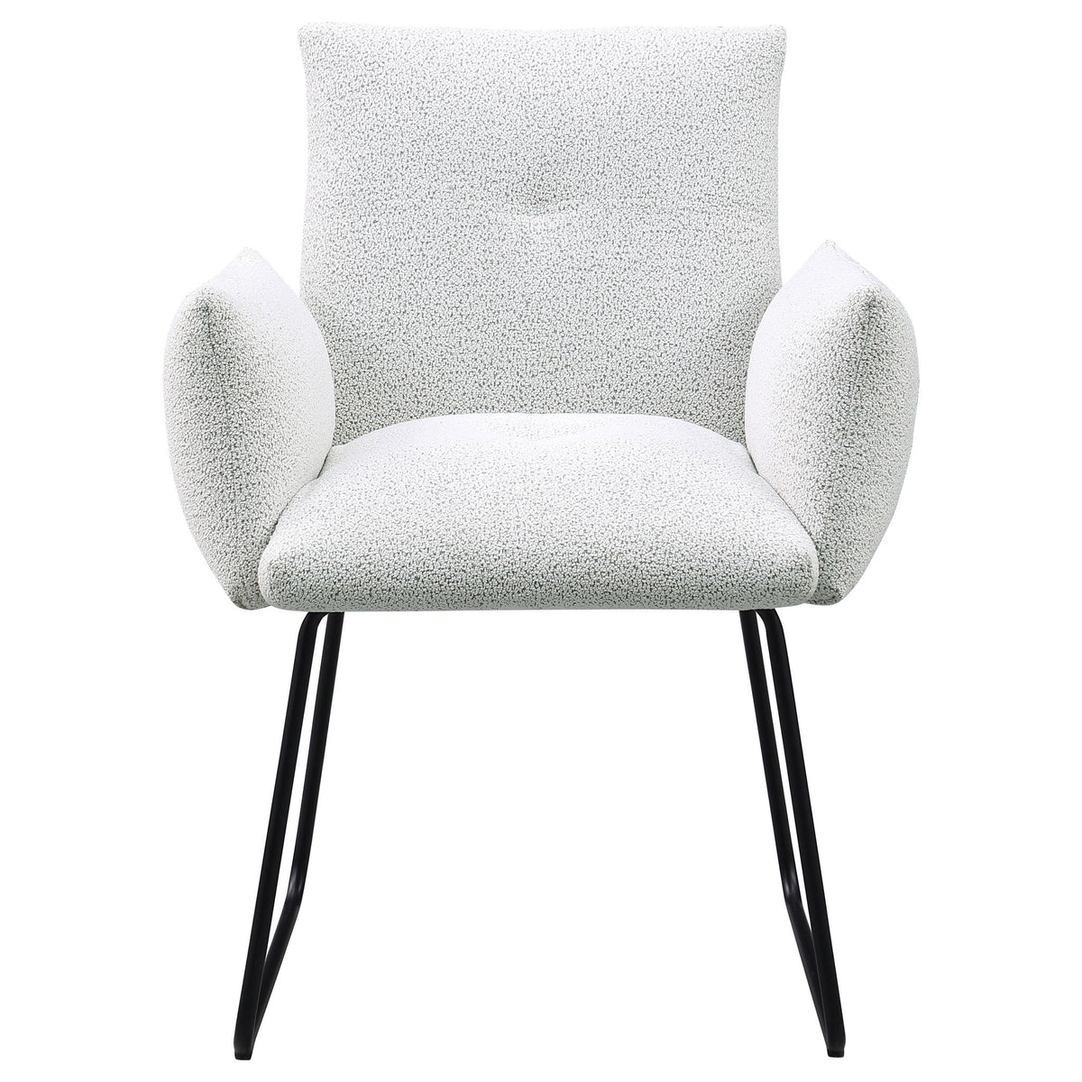 Donica - Upholstered Dining Arm Chair (Set of 2) - Light Gray