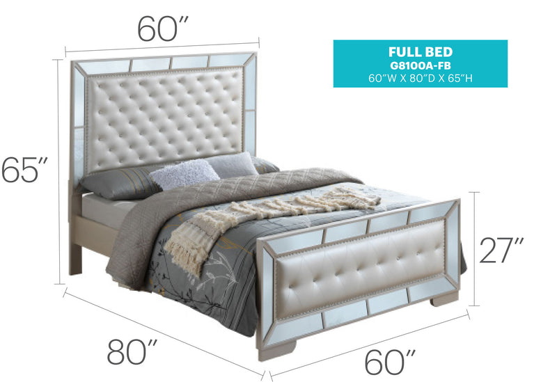 Stylish Contemporary Bed With Minimalist Design - R&R Furniture Gallery (Fountain Valley, CA)