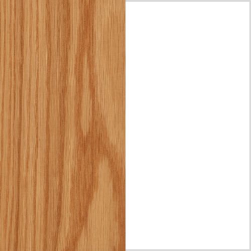 Realyn - Chair Side End Table - Insert Mirror - White / Brown - R&R Furniture Gallery (Fountain Valley, CA)