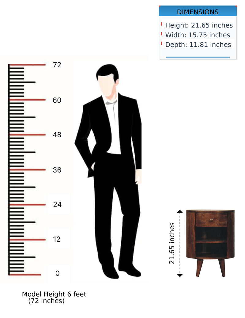 Cortez - Bedside Table - R&R Furniture Gallery (Fountain Valley, CA)