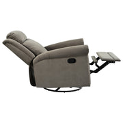 360 Degrees Swivel Recliner Manual Rocking Recliner Home With Adjustable Backrest - R&R Furniture Gallery (Fountain Valley, CA)