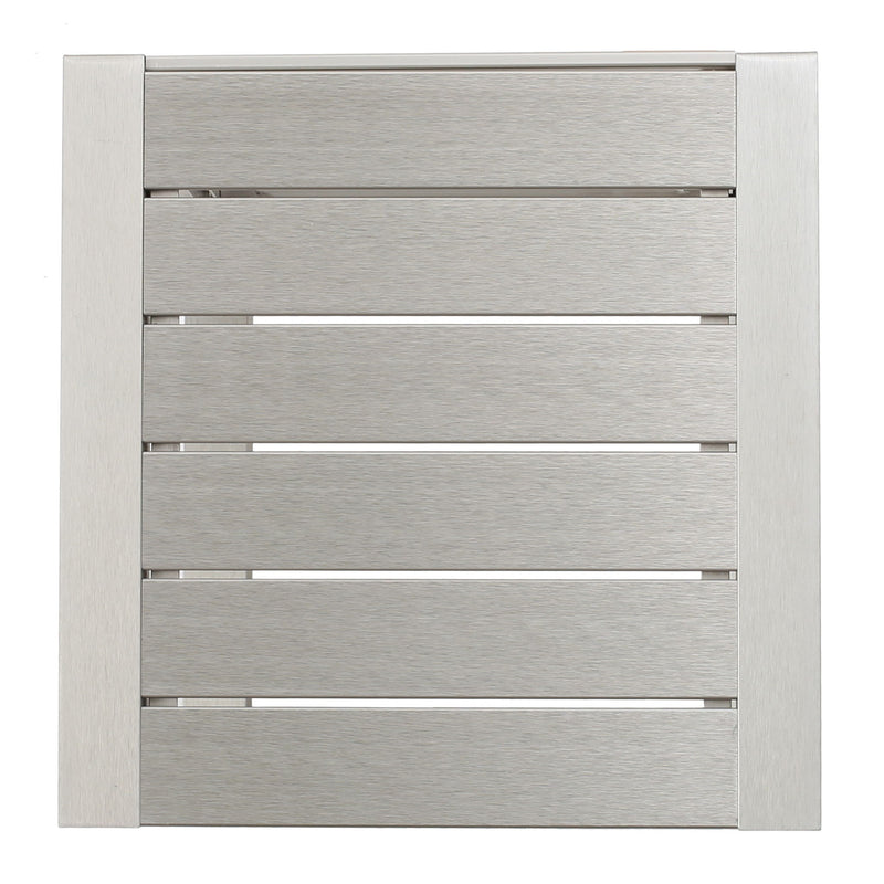 Aluminum Outdoor C - Shaped Side Table For Patio - R&R Furniture Gallery (Fountain Valley, CA)
