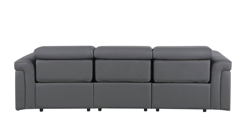1126 - 3-Piece Modular Power Reclining Sofa In With 3 Power Recliners & Power Headrests