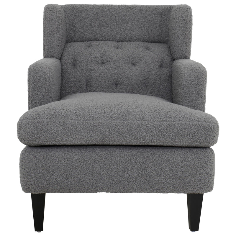 Upholstered Accent Chair Tufted Armchair For Living Room And Bedroom - R&R Furniture Gallery (Fountain Valley, CA)