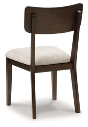 Mallenette - Dining Upholstered Side Chair (Set of 2) - Merlot - R&R Furniture Gallery (Fountain Valley, CA)
