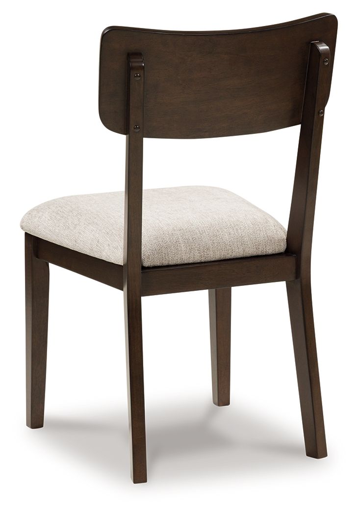 Mallenette - Dining Upholstered Side Chair (Set of 2) - Merlot - R&R Furniture Gallery (Fountain Valley, CA)