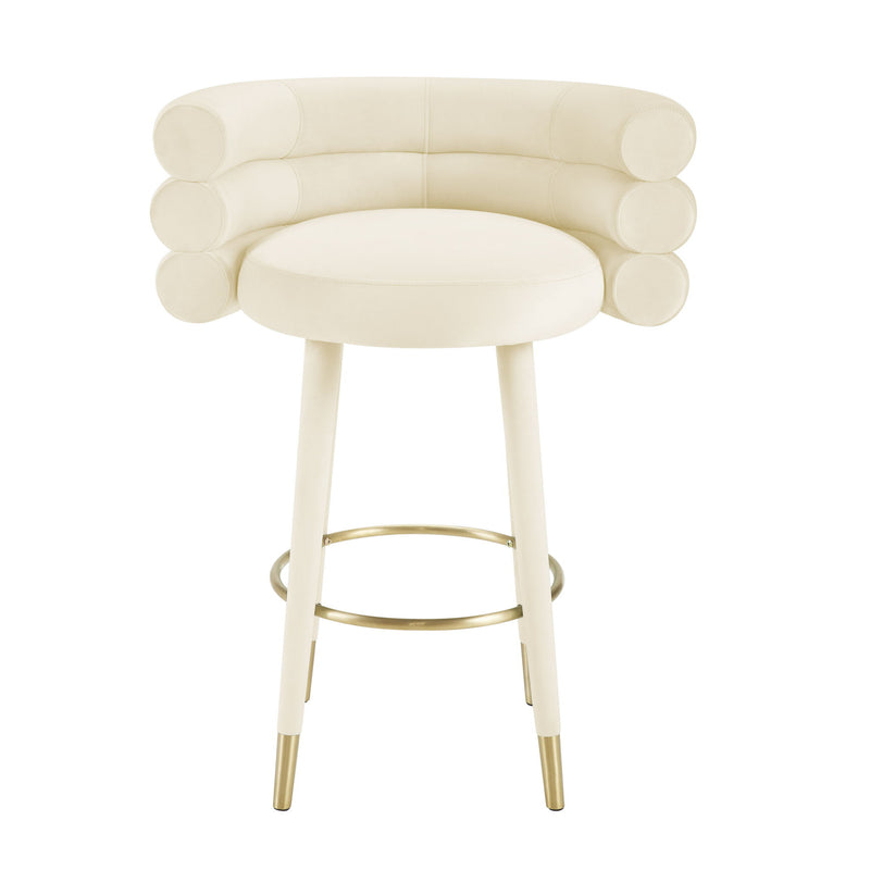 Betty - Velvet Barstool - R&R Furniture Gallery (Fountain Valley, CA)